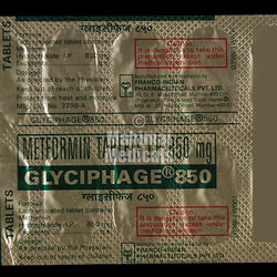 Glyciphage 850 MG Tablet