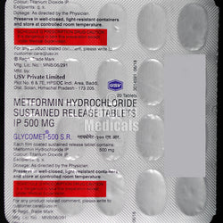 Glycomet 500 MG Tablet SR