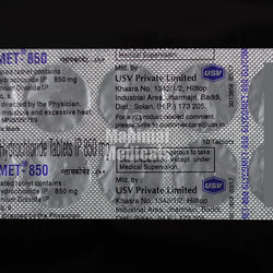 Glycomet 850 MG Tablet