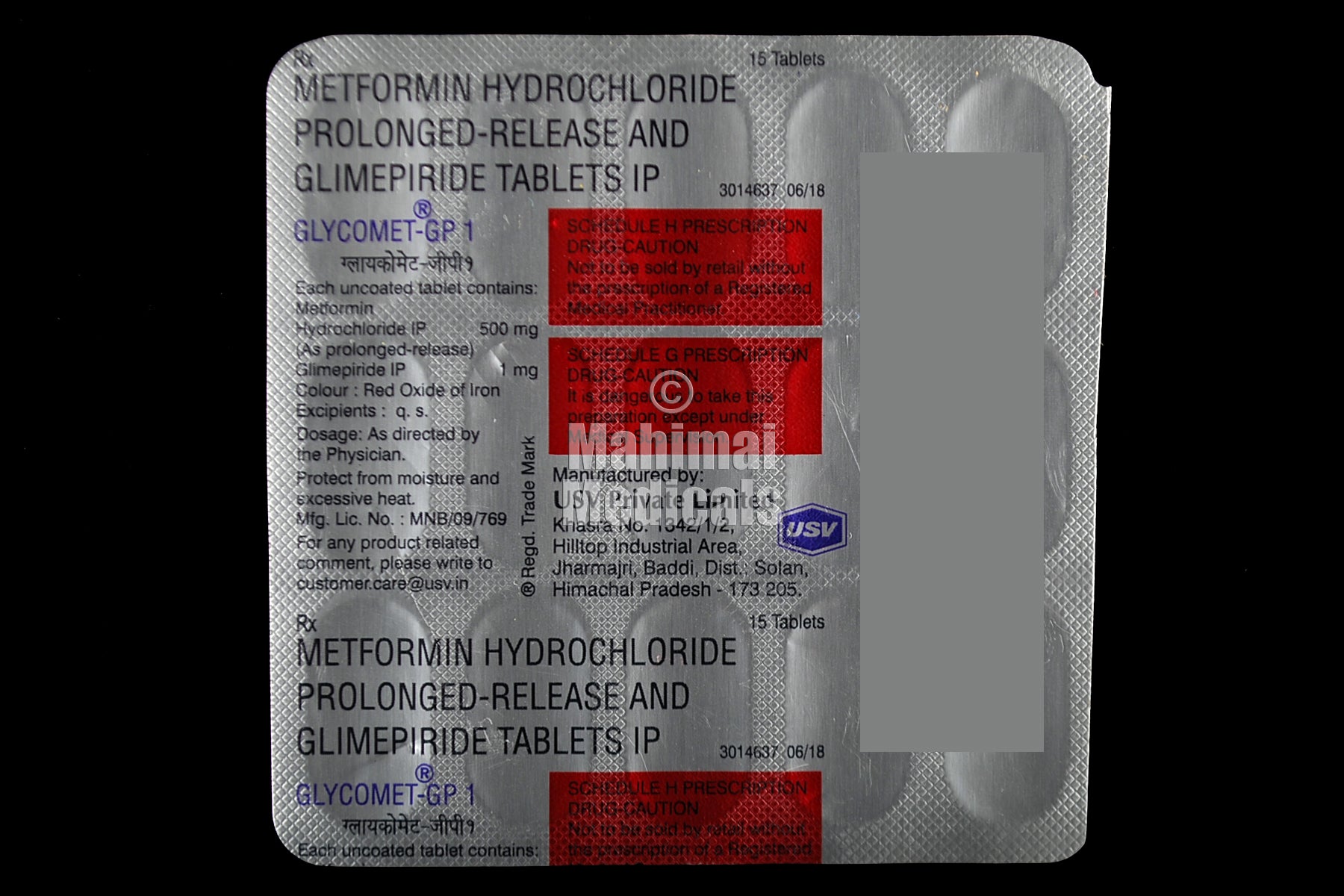 Glycomet-GP 1 Tablet