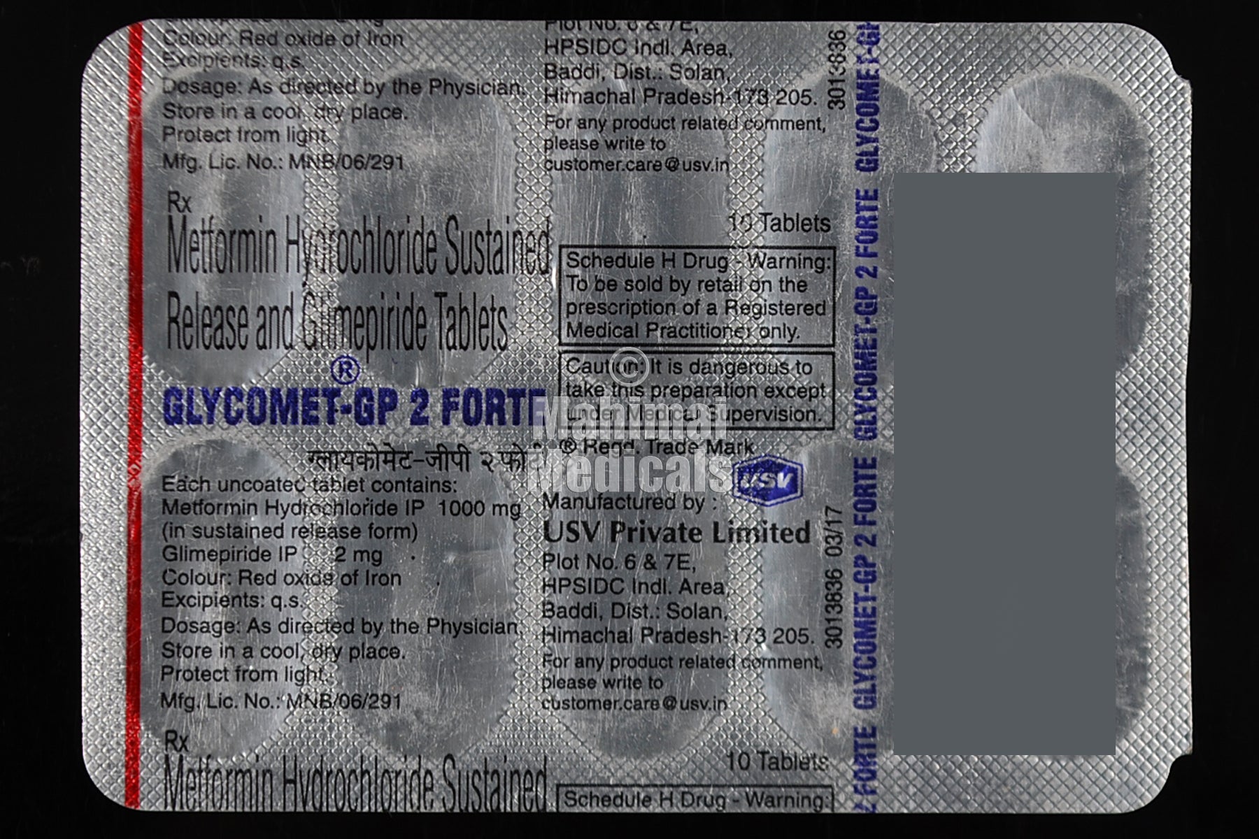 Glycomet-Gp 2 Forte Tablet Sr