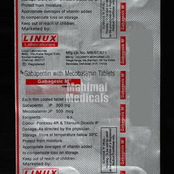 Gabagesic M 300 Mg/500 Mg Tablet