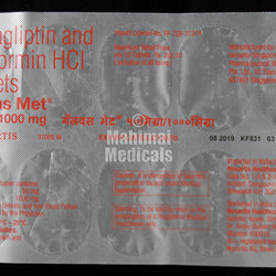 Galvus Met 50 mg/1000 mg Tablet