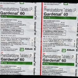Gardenal 60Mg Tablet
