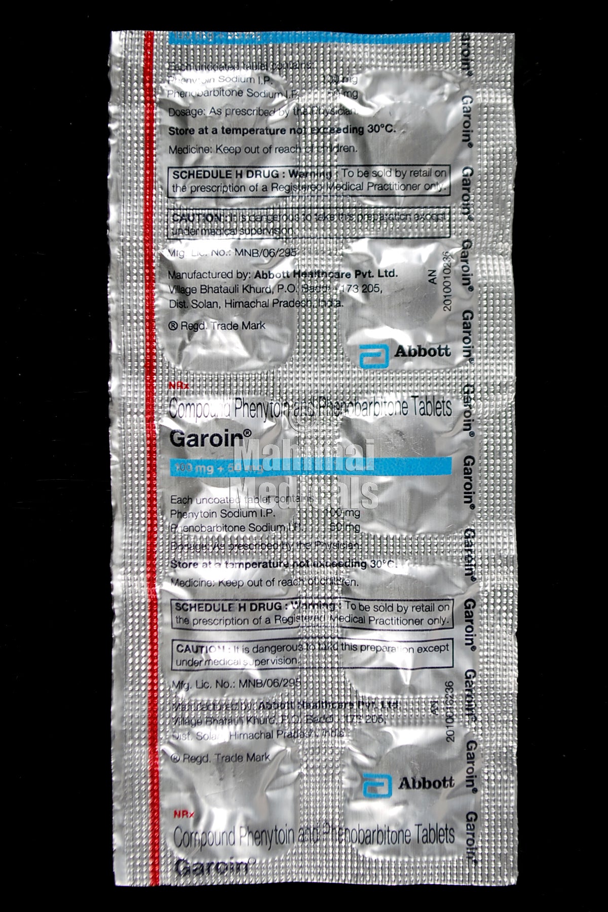 Garoin 50 mg/100 mg Tablet