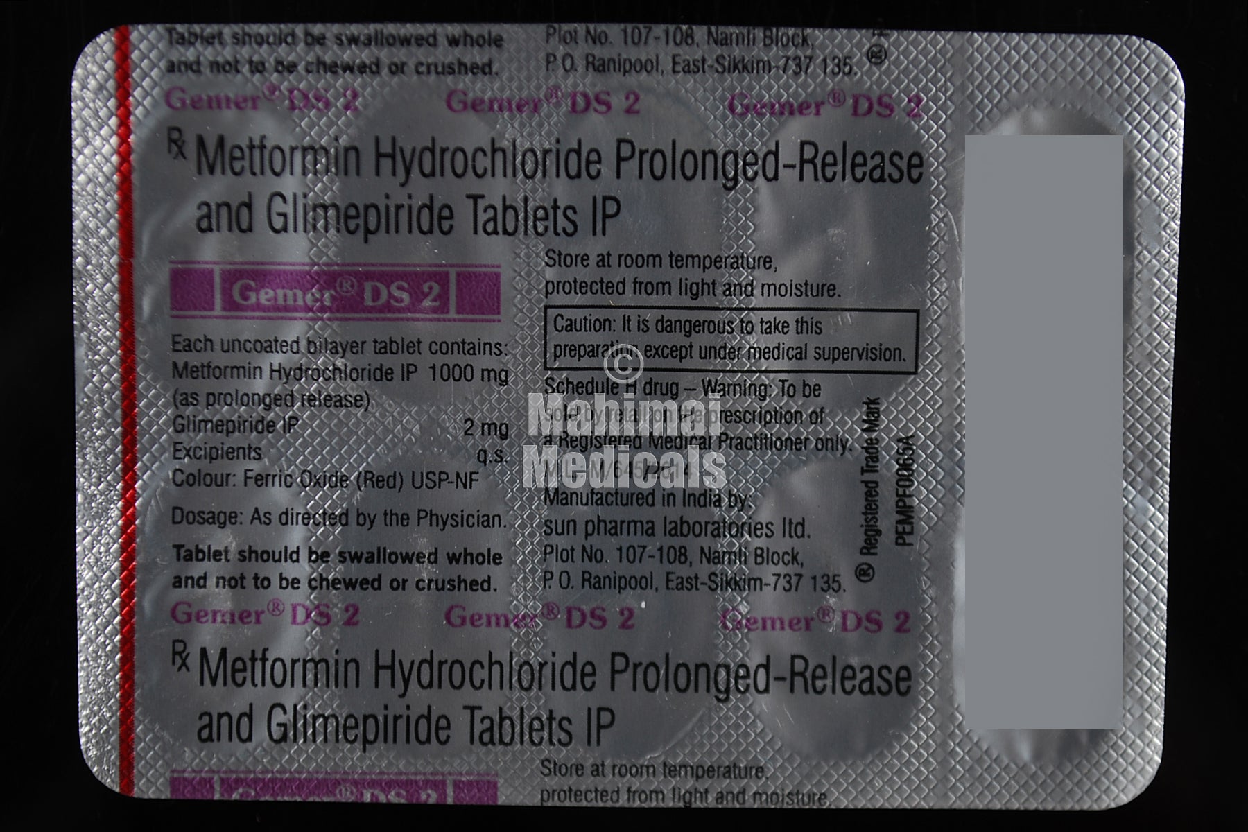 Gemer Ds 2 Tablet Er