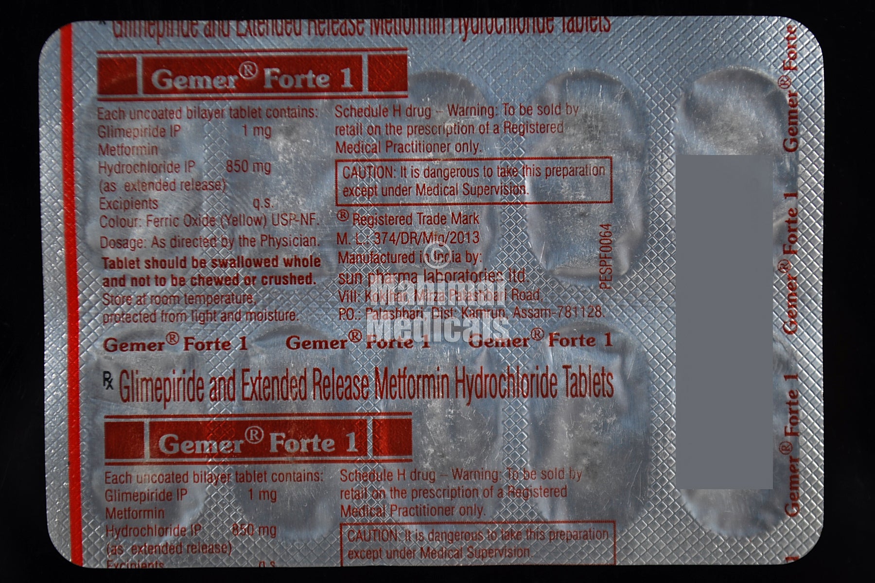 Gemer Forte 1 Tablet