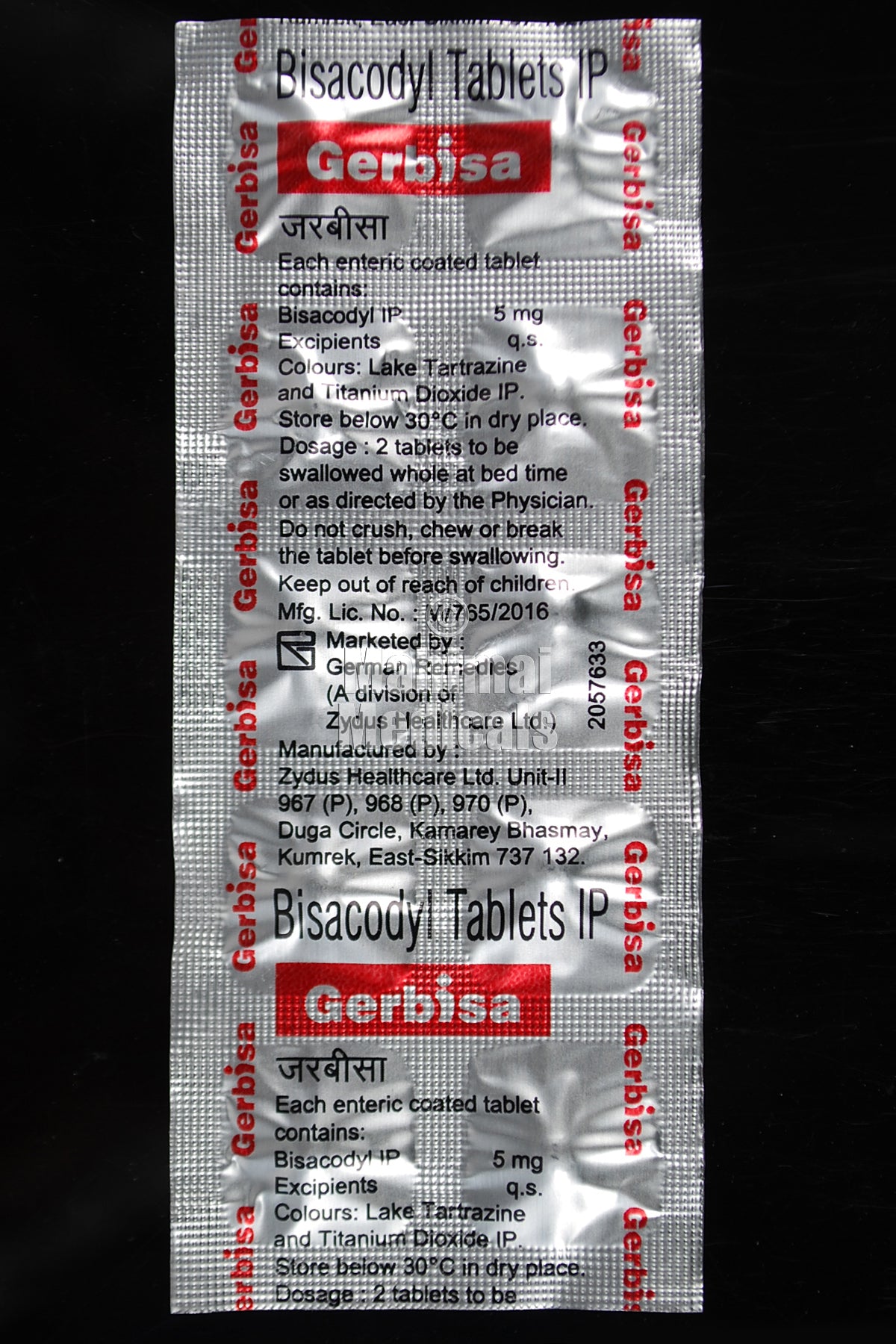 Gerbisa 5 mg Tablet