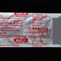 Glifil M 2.5 Mg/250 Mg Tablet