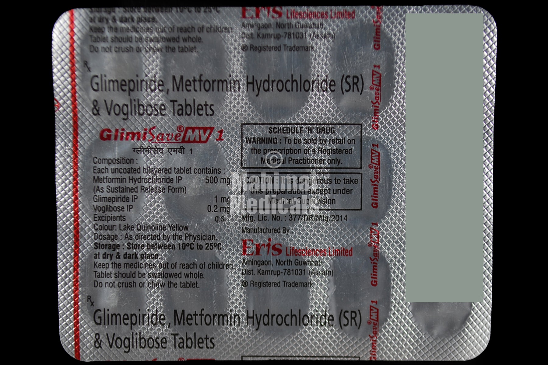 Glimisave Mv 1 Tablet Sr