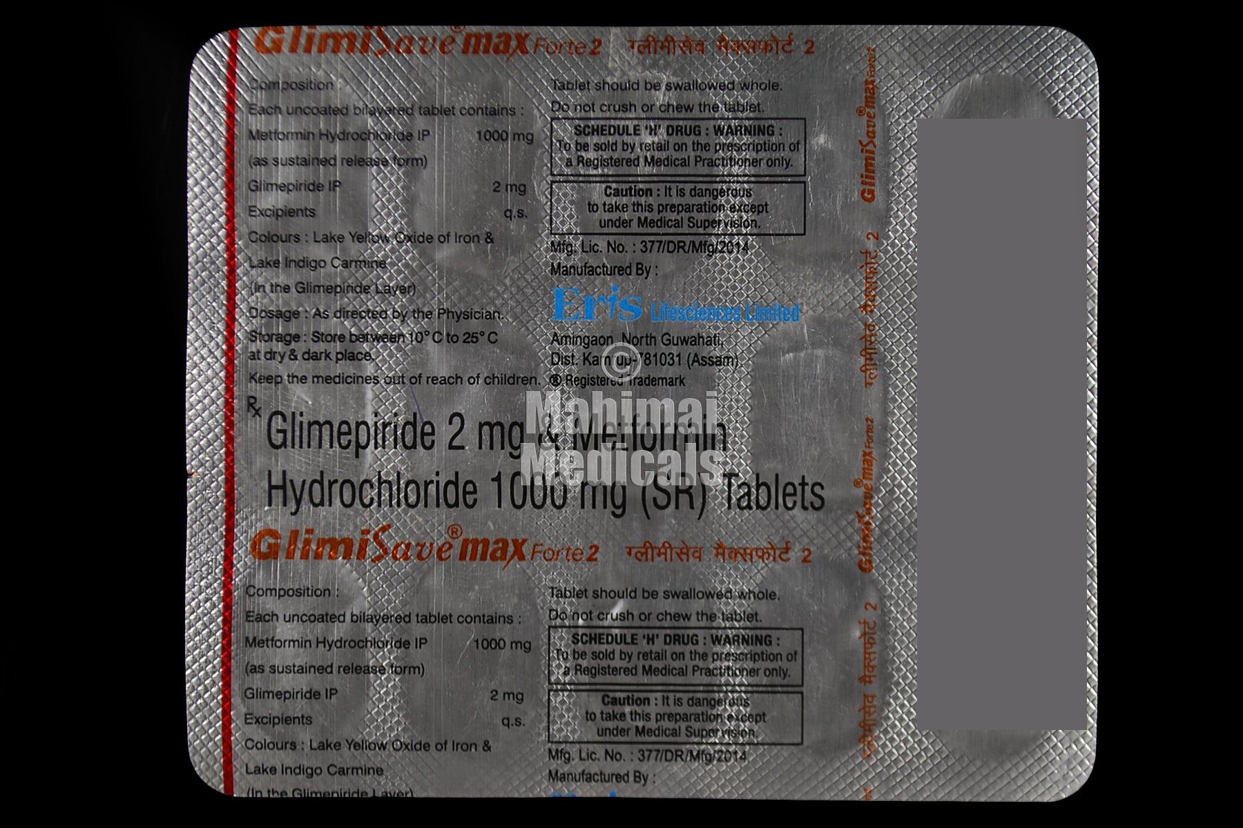 Glimisave Max Forte 2 Tablet Sr