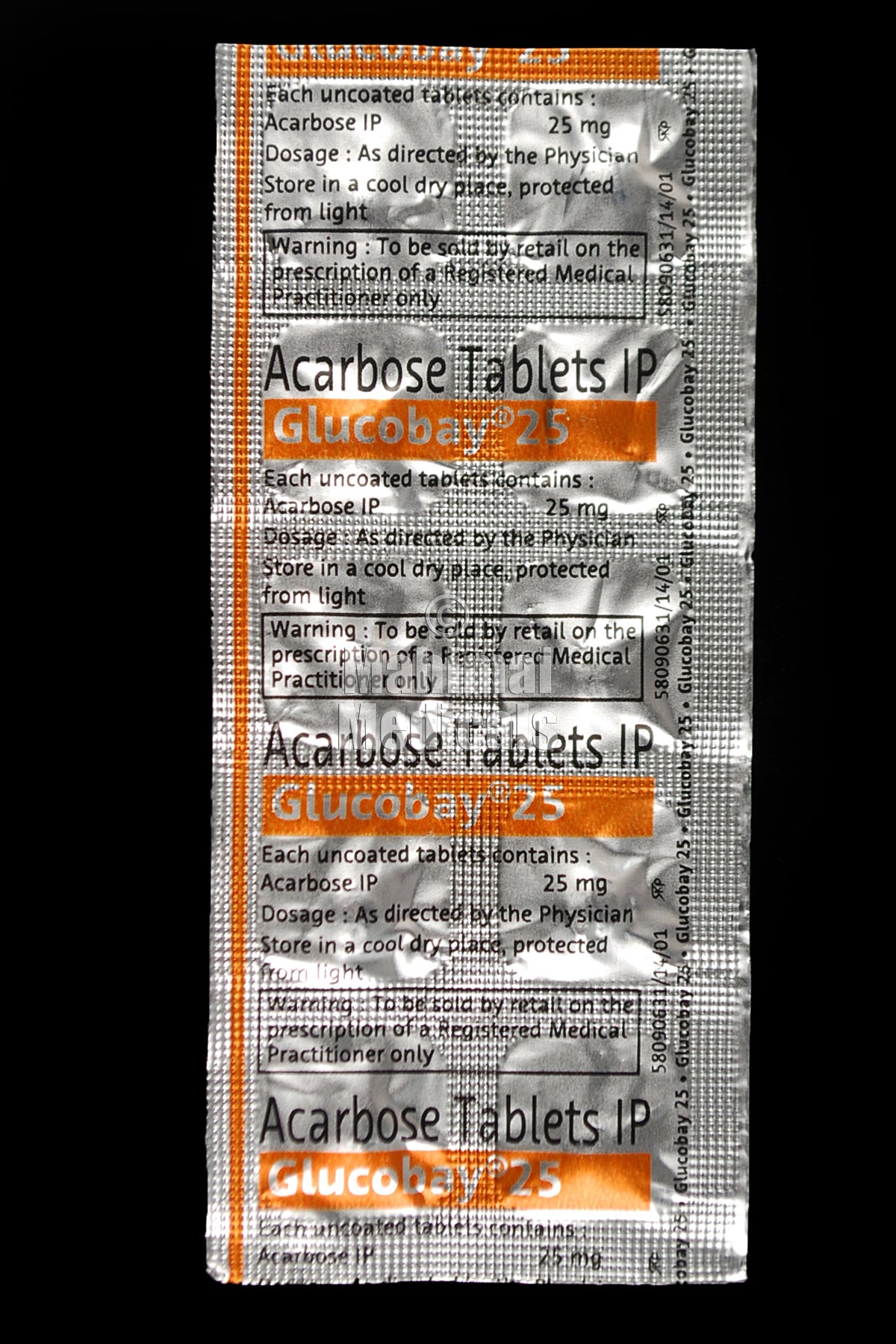 Glucobay 25 MG Tablet