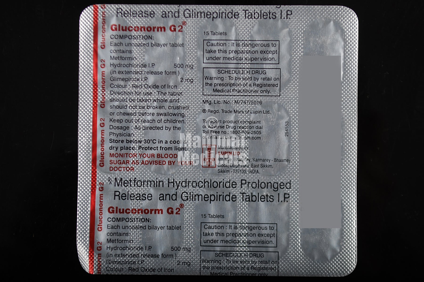 Gluconorm G2 Tablet PR