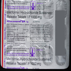 Gluconorm 1000 MG Tablet SR_1g