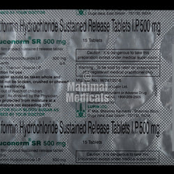 Gluconorm 500 MG Tablet SR