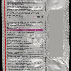 Gluformin G1 Tablet_1mg+500mg