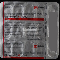Gluformin 1000 MG Tablet XL