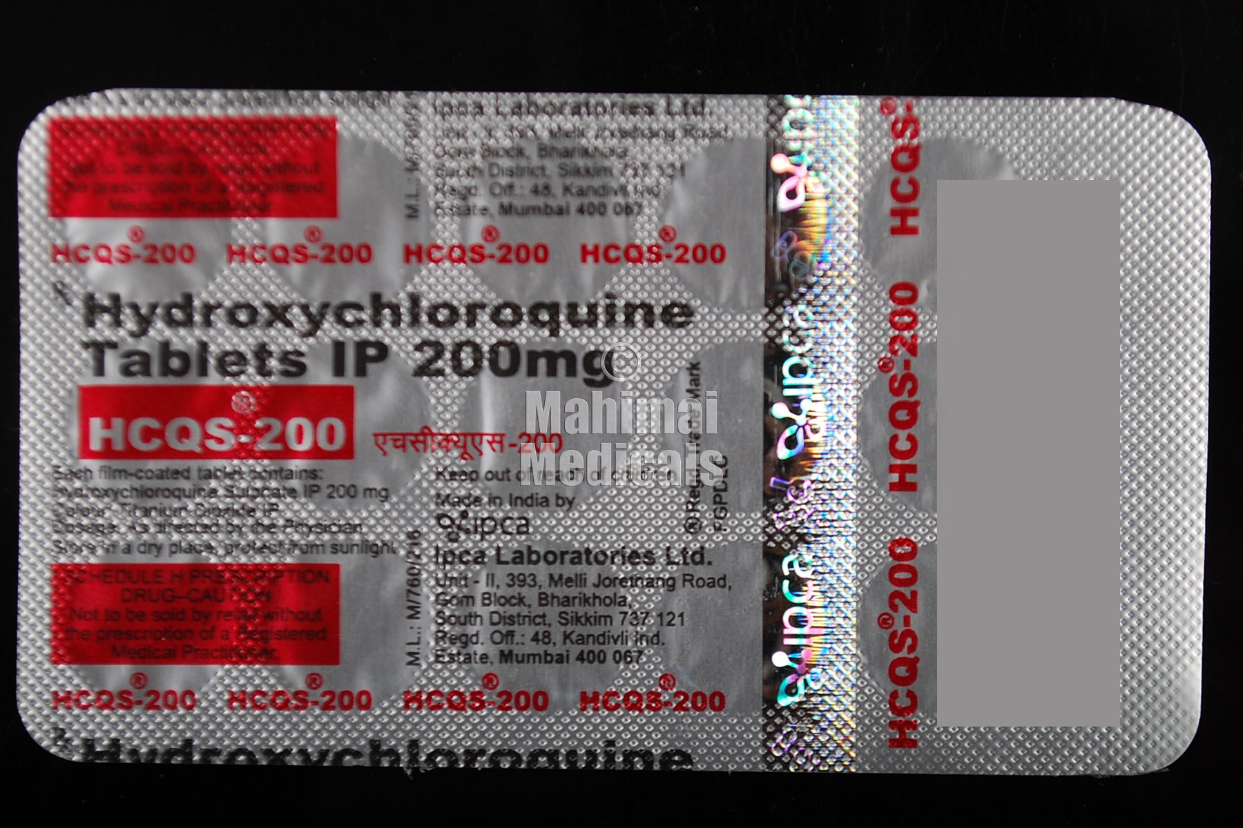 Hcqs 200 mg Tablet