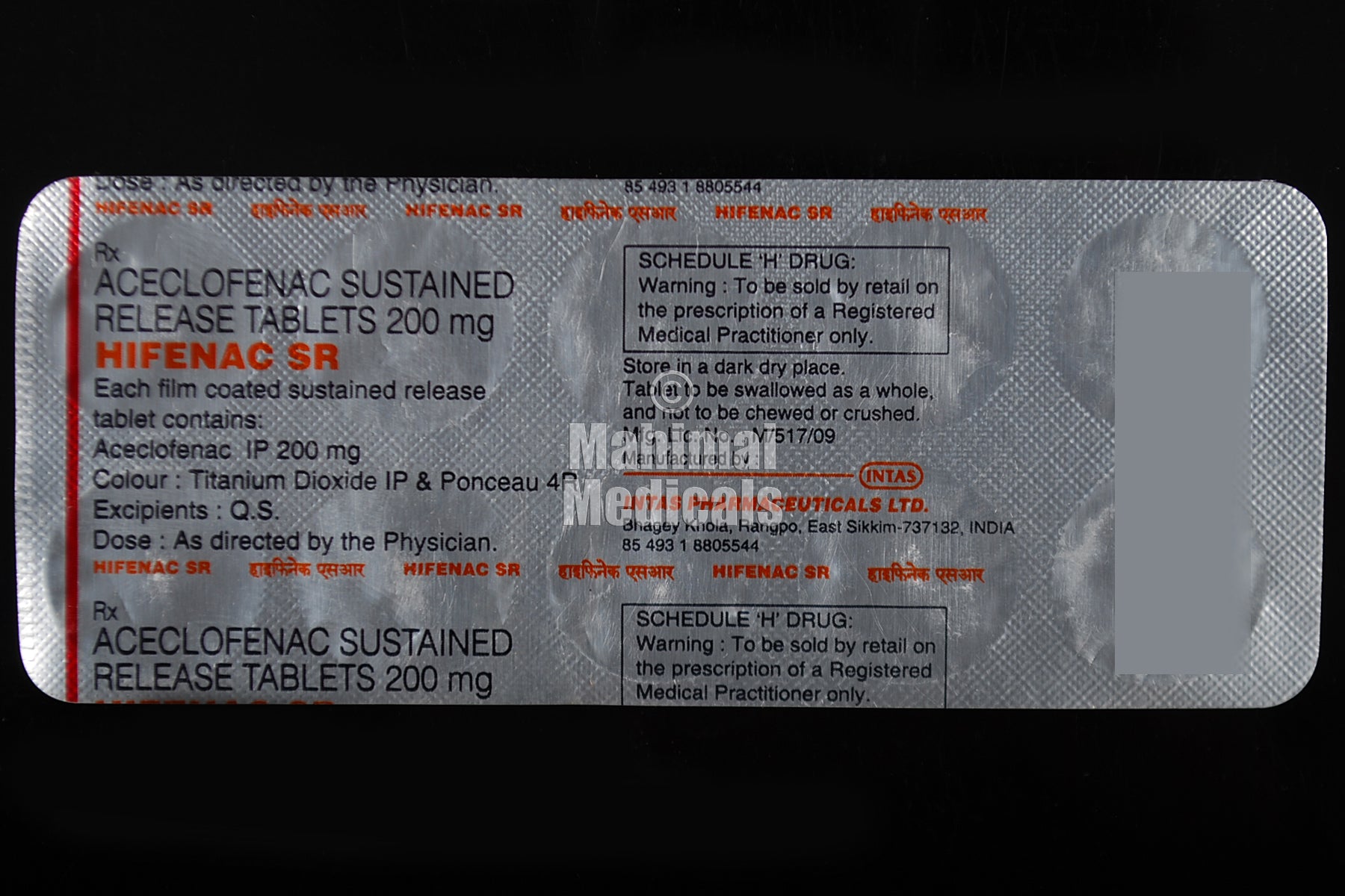 Hifenac 200 MG Tablet SR