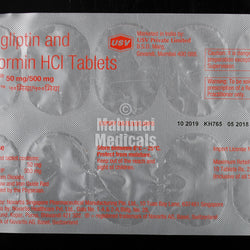 Jalra-M 50 mg/500 mg Tablet