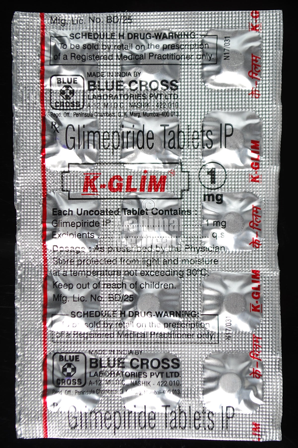 K Glim 1 MG Tablet