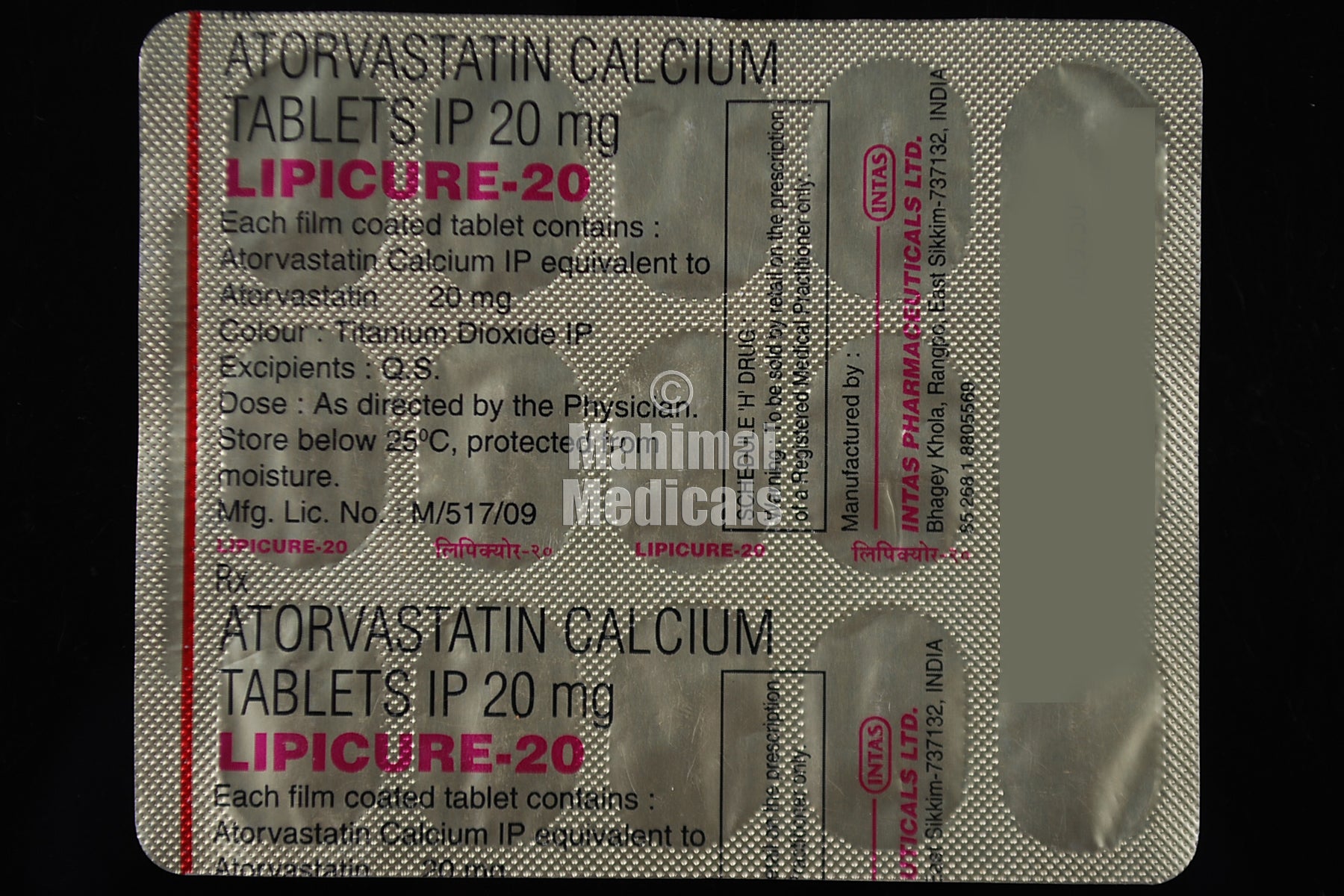 Lipicure 20 MG Tablet