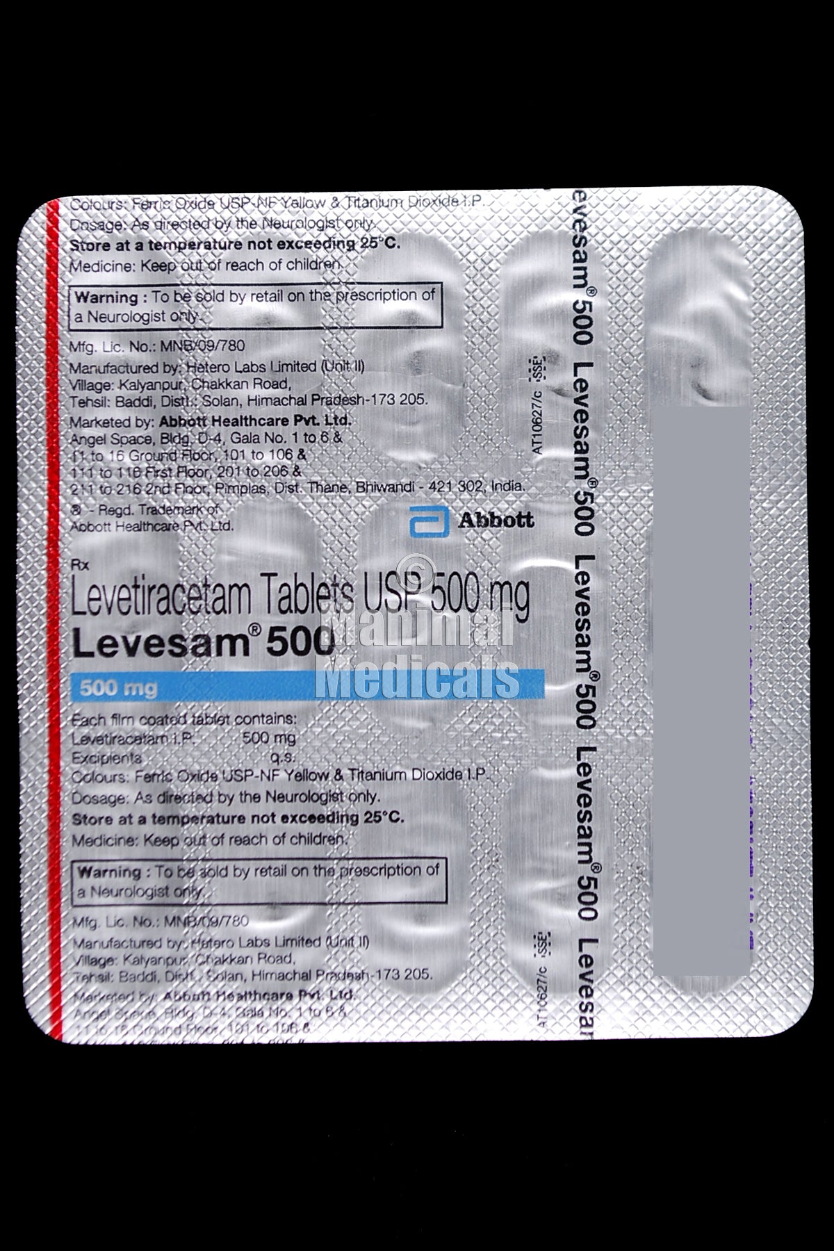 Levesam 500 MG Tablet