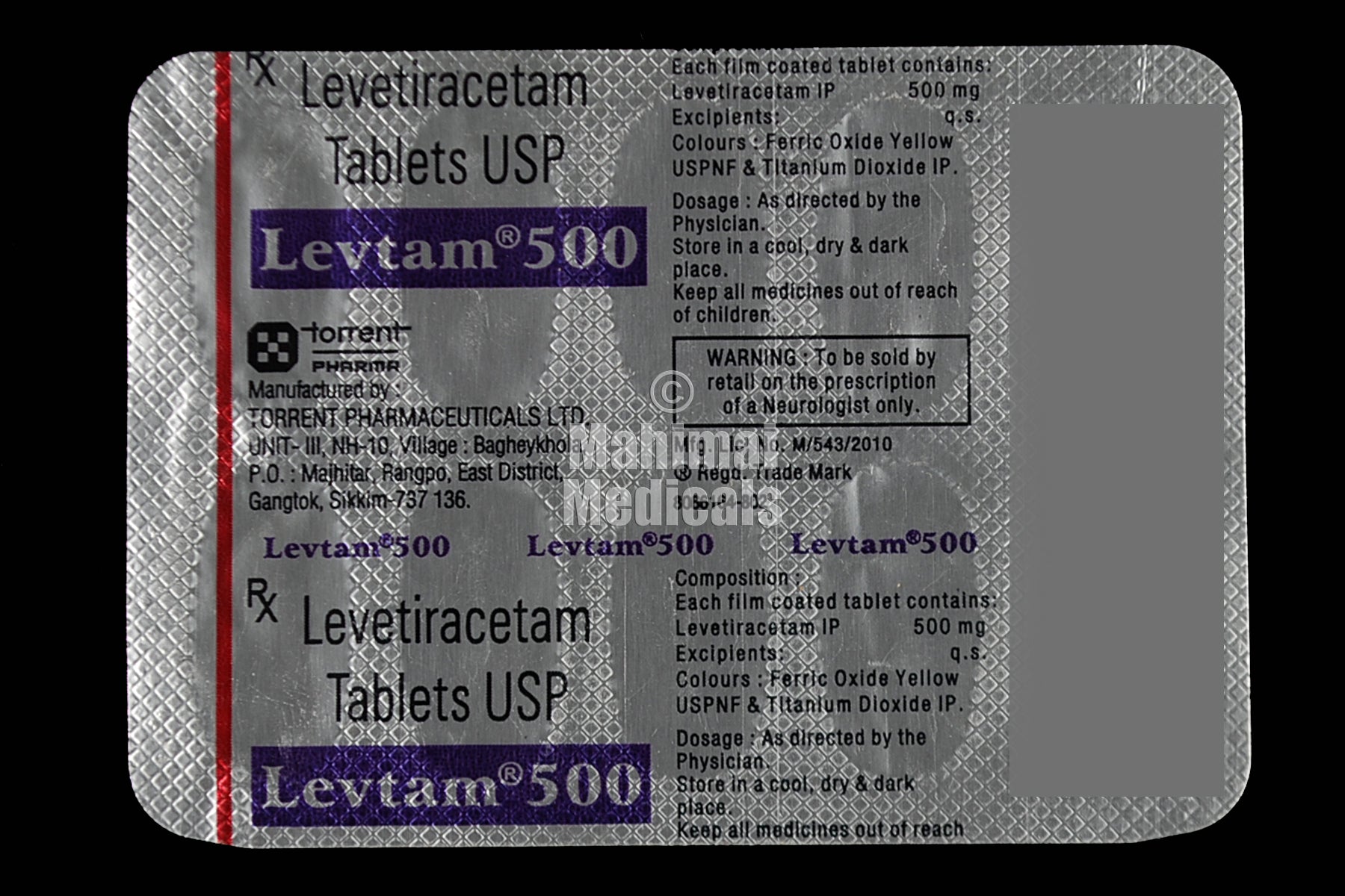 Levtam 500 MG Tablet