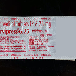 Carvipress 6.25 MG Tablet