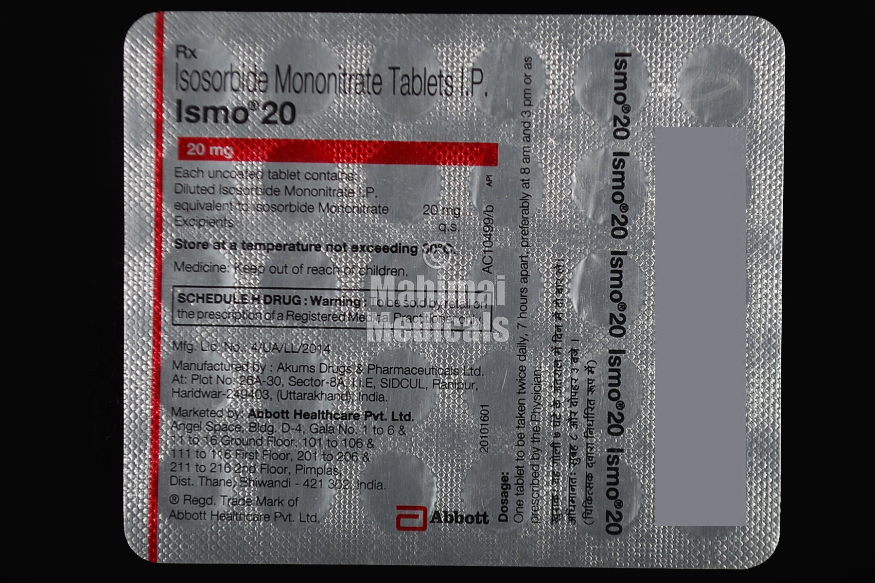 Ismo 20 MG Tablet